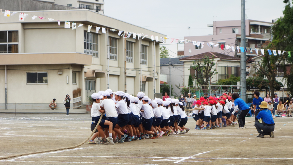 運動会でも活躍の5本指ソックス
